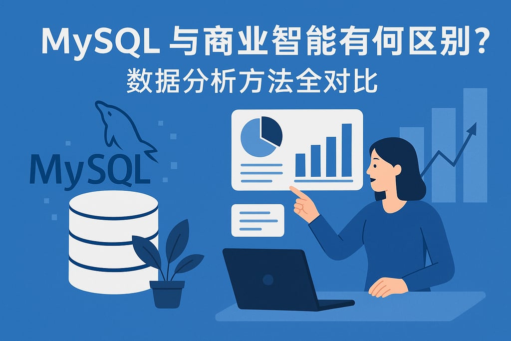 mysql与商业智能有何区别？数据分析方法全对比