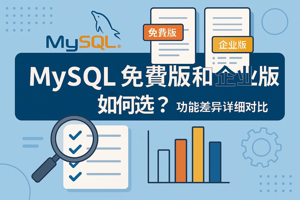 mysql免费版和企业版如何选？功能差异详细对比