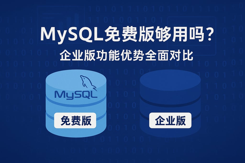 mysql免费版够用吗？企业版功能优势全面对比