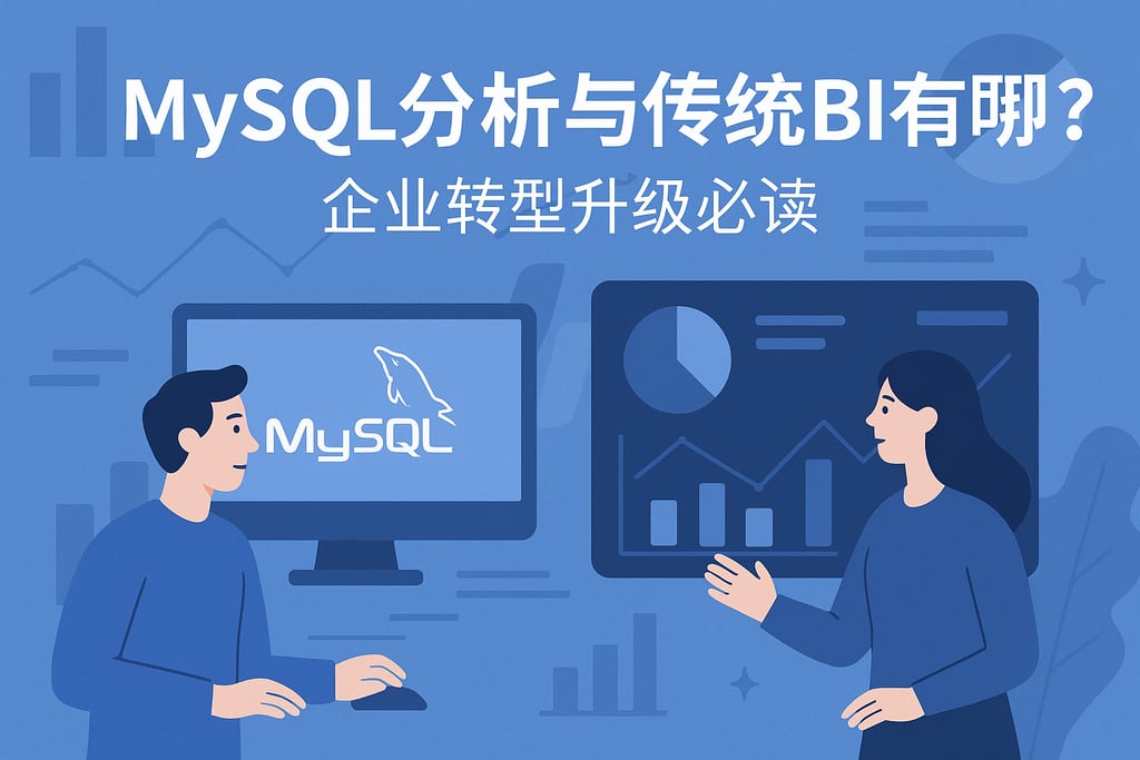 mysql分析与传统BI有什么不同？企业转型升级必读