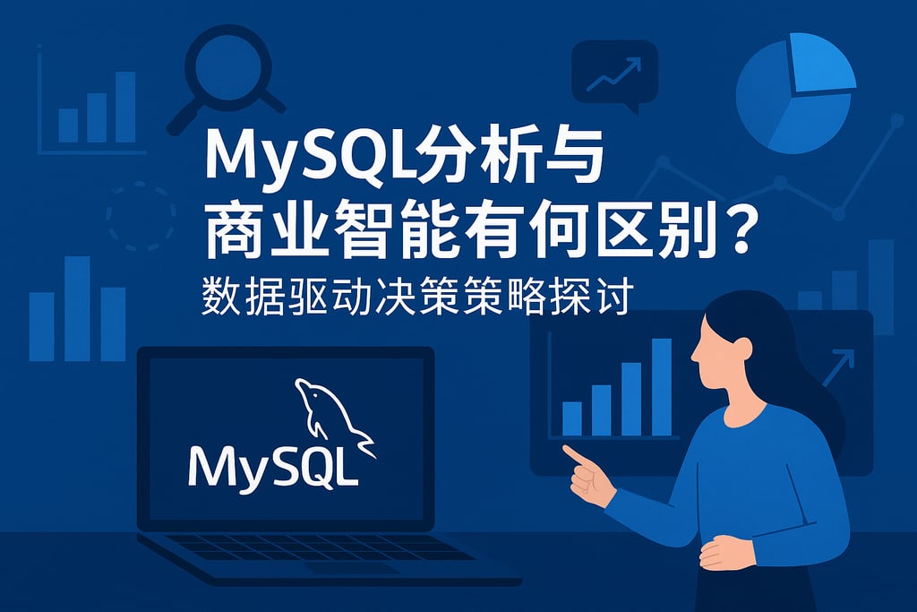 mysql分析与商业智能区别？数据驱动决策策略探讨