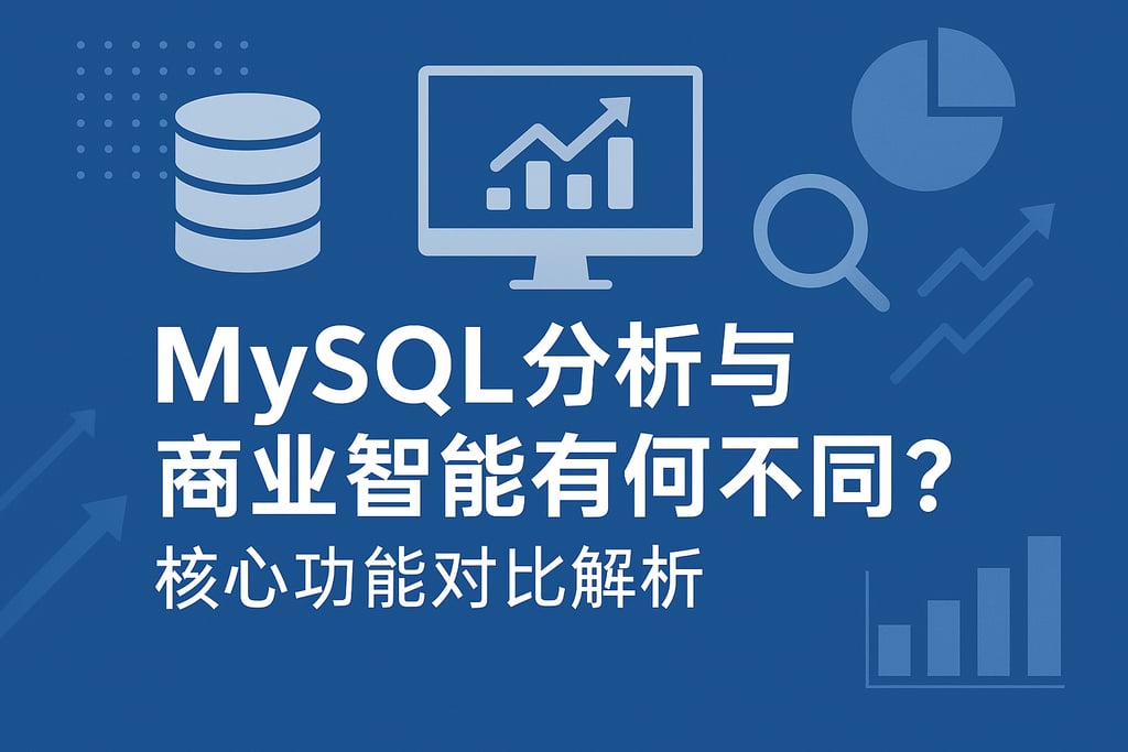 mysql分析与商业智能有何不同？核心功能对比解析