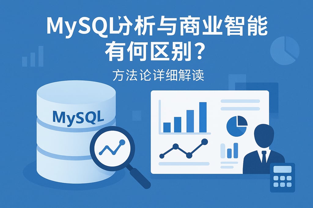mysql分析与商业智能有何区别？方法论详细解读