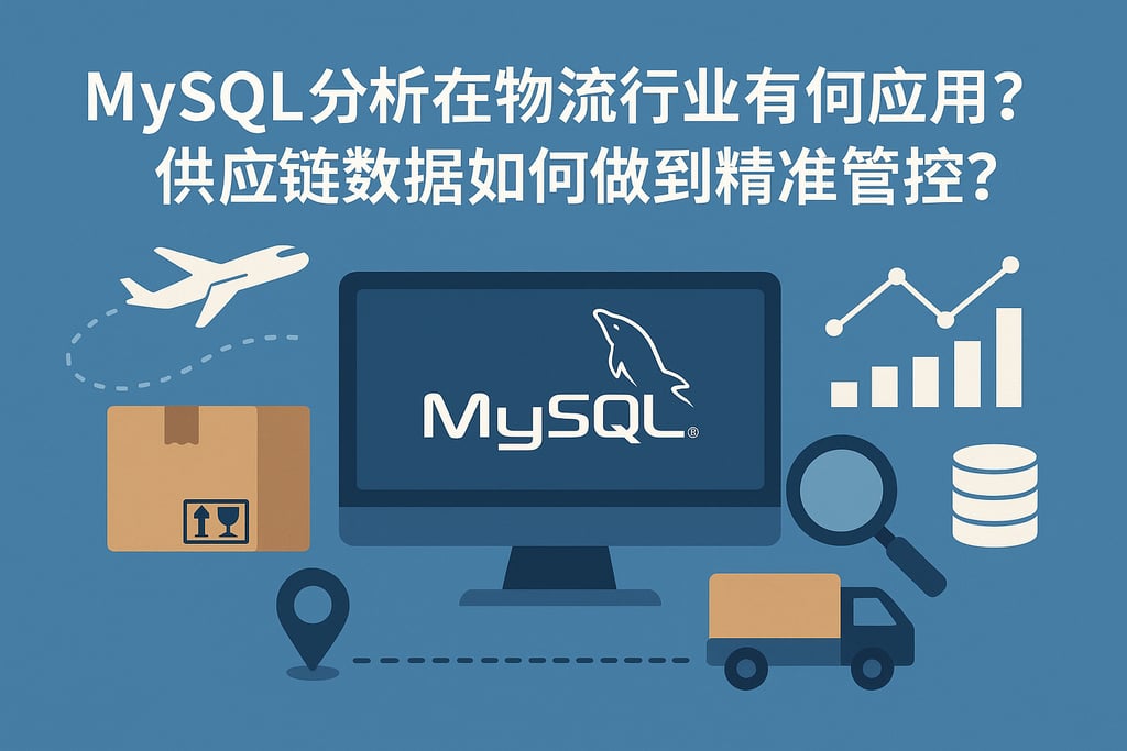 mysql分析在物流行业有何应用？供应链数据如何做到精准管控？