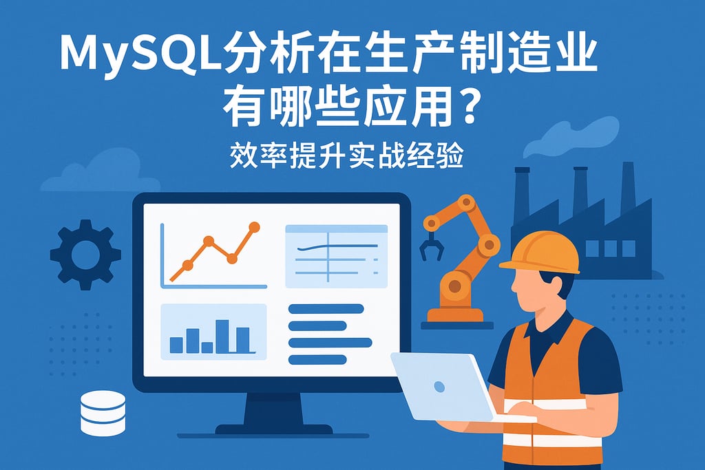 mysql分析在生产制造业有哪些应用？效率提升实战经验