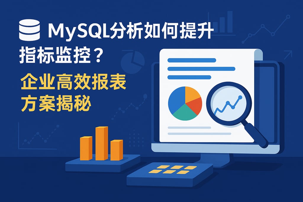 mysql分析如何提升指标监控？企业高效报表方案揭秘