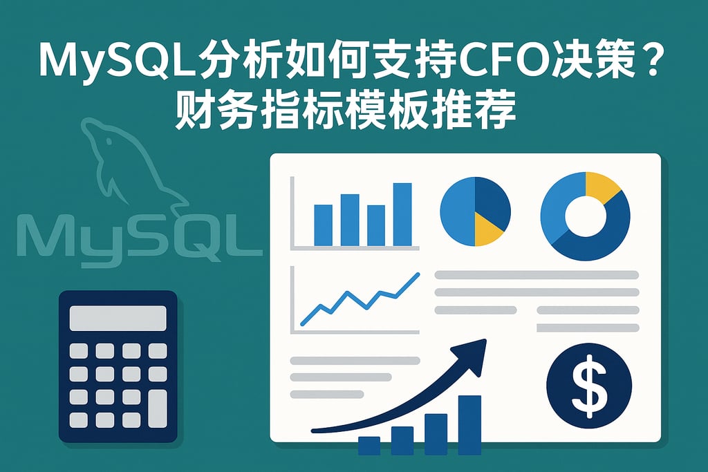 mysql分析如何支持CFO决策？财务指标模板推荐