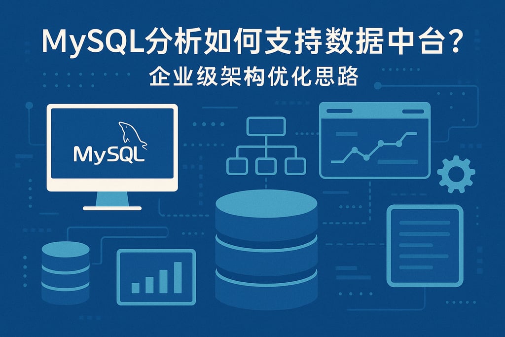 mysql分析如何支持数据中台？企业级架构优化思路