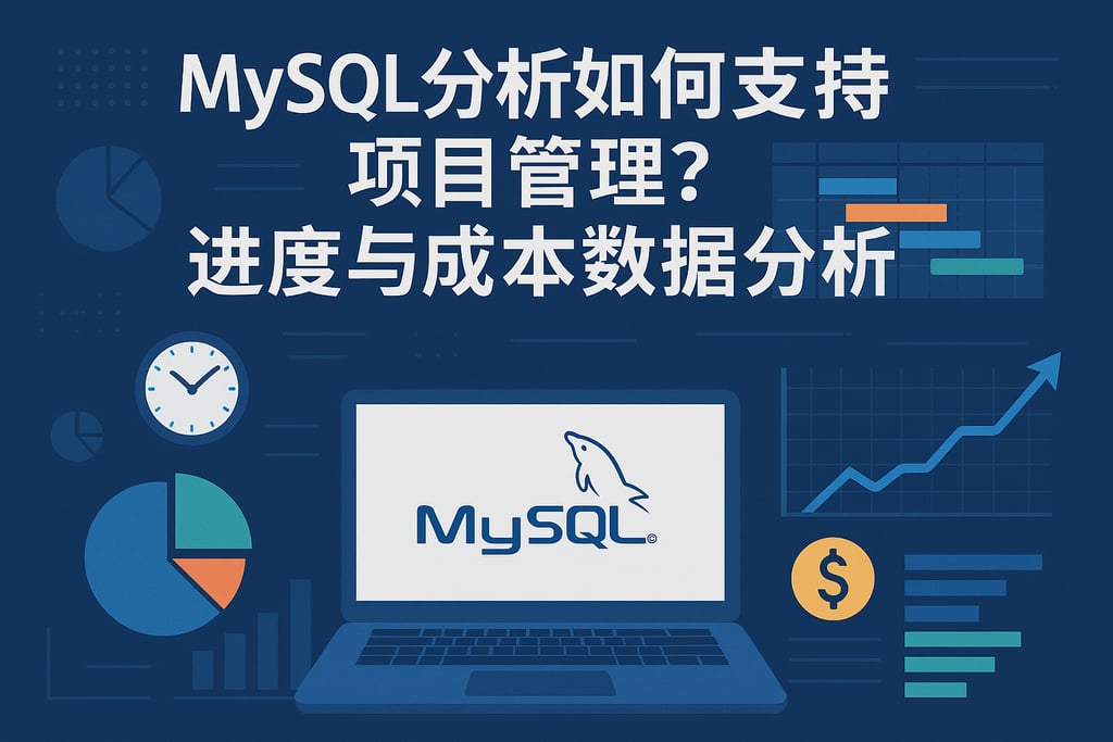 mysql分析如何支持项目管理？进度与成本数据分析