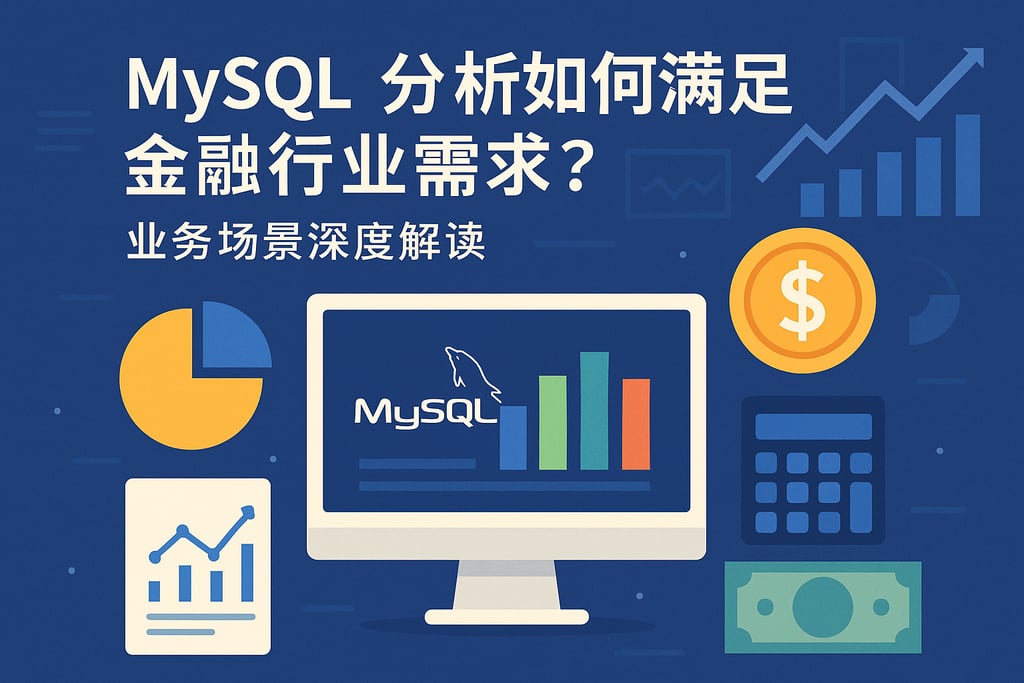 mysql分析如何满足金融行业需求？业务场景深度解读