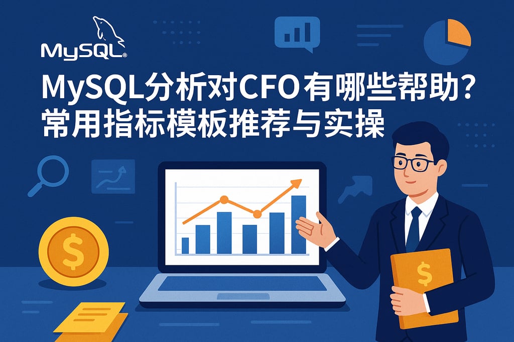 mysql分析对CFO有哪些帮助？常用指标模板推荐与实操