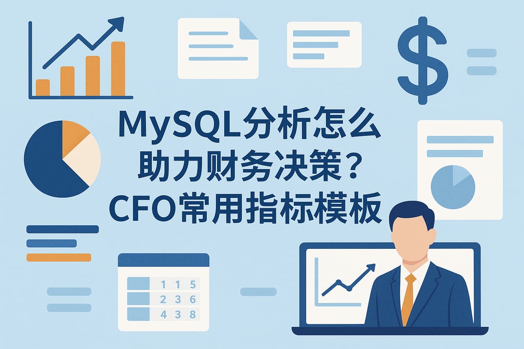 mysql分析怎么助力财务决策？CFO常用指标模板