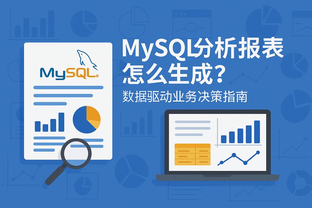 mysql分析报表怎么生成？数据驱动业务决策指南