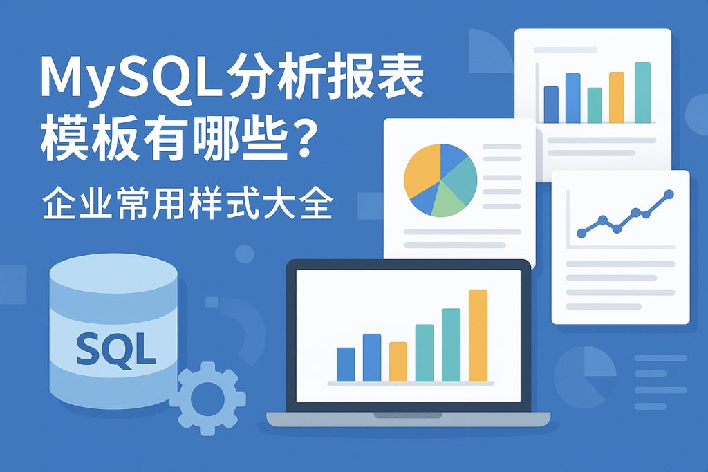 mysql分析报表模板有哪些？企业常用样式大全