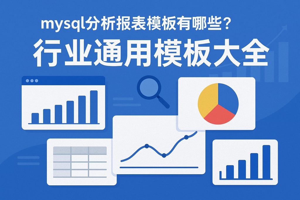 mysql分析报表模板有哪些？行业通用模板大全