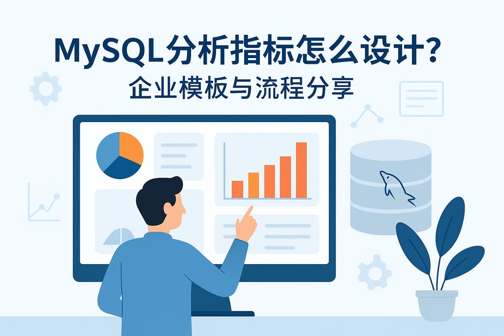 mysql分析指标怎么设计？企业模板与流程分享