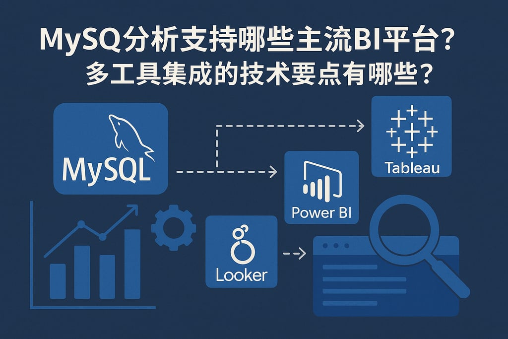 mysql分析支持哪些主流BI平台？多工具集成的技术要点有哪些？
