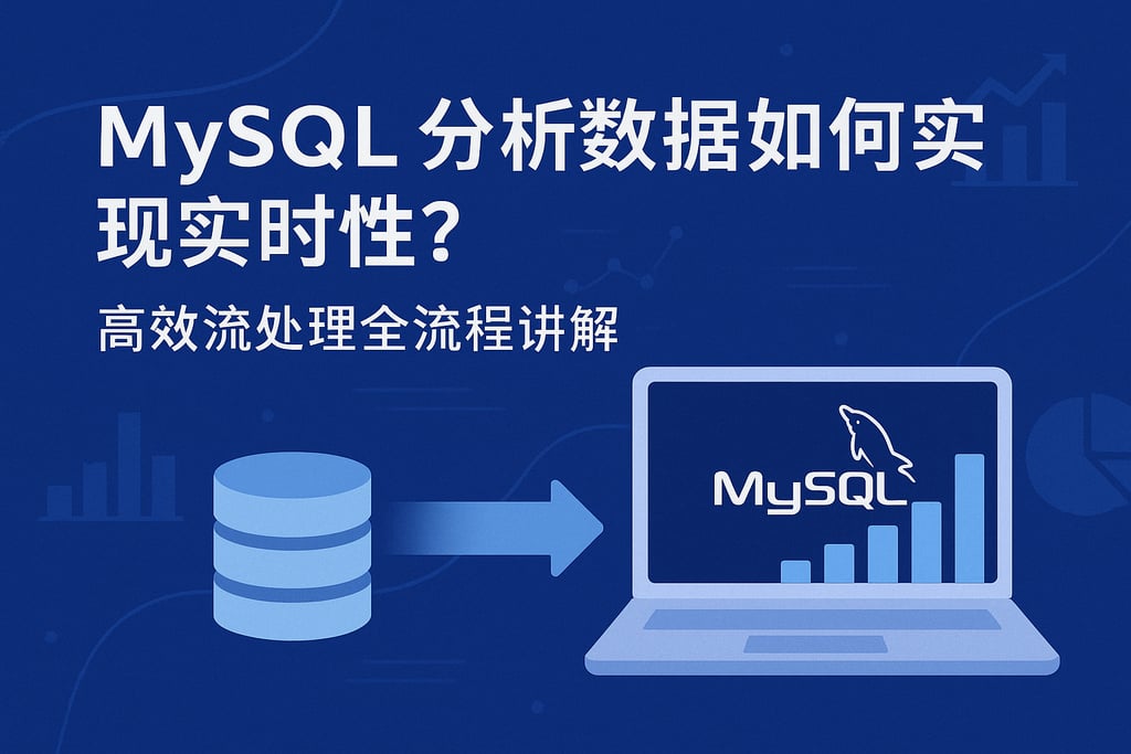 mysql分析数据如何实现实时性？高效流处理全流程讲解