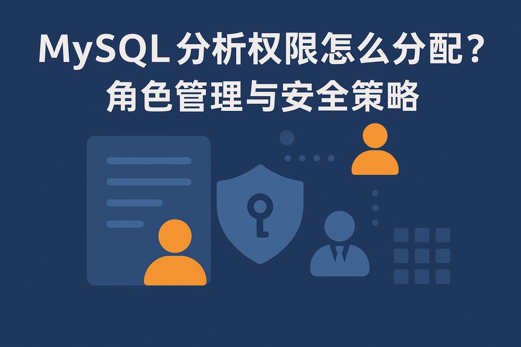 mysql分析权限怎么分配？角色管理与安全策略