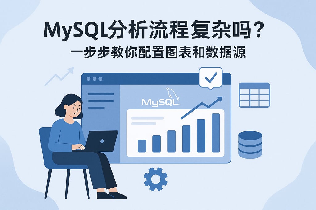 mysql分析流程复杂吗？一步步教你配置图表和数据源
