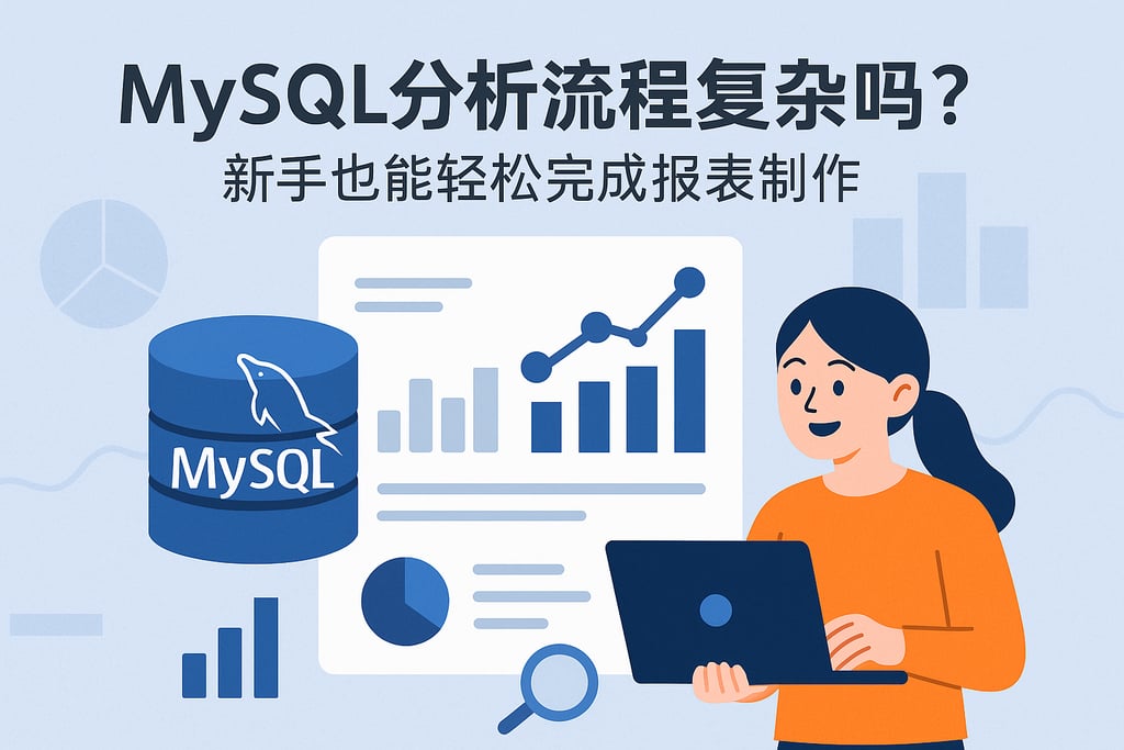 mysql分析流程复杂吗？新手也能轻松完成报表制作