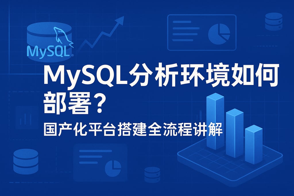 mysql分析环境如何部署？国产化平台搭建全流程讲解