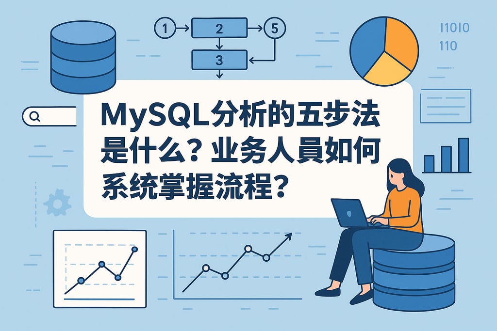 mysql分析的五步法是什么？业务人员如何系统掌握流程？