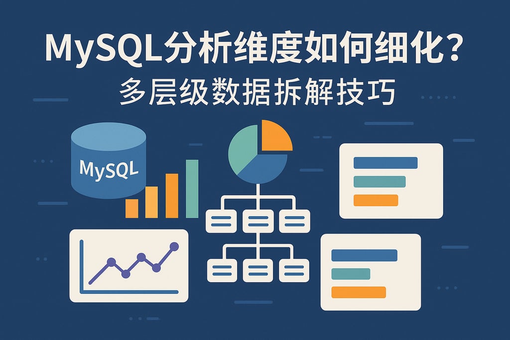 mysql分析维度如何细化？多层级数据拆解技巧