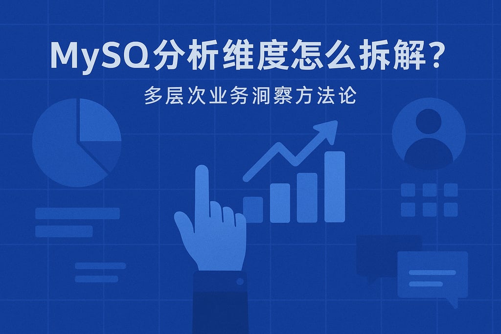 mysql分析维度怎么拆解？多层次业务洞察方法论