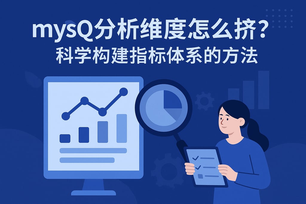mysql分析维度怎么拆解？科学构建指标体系的方法