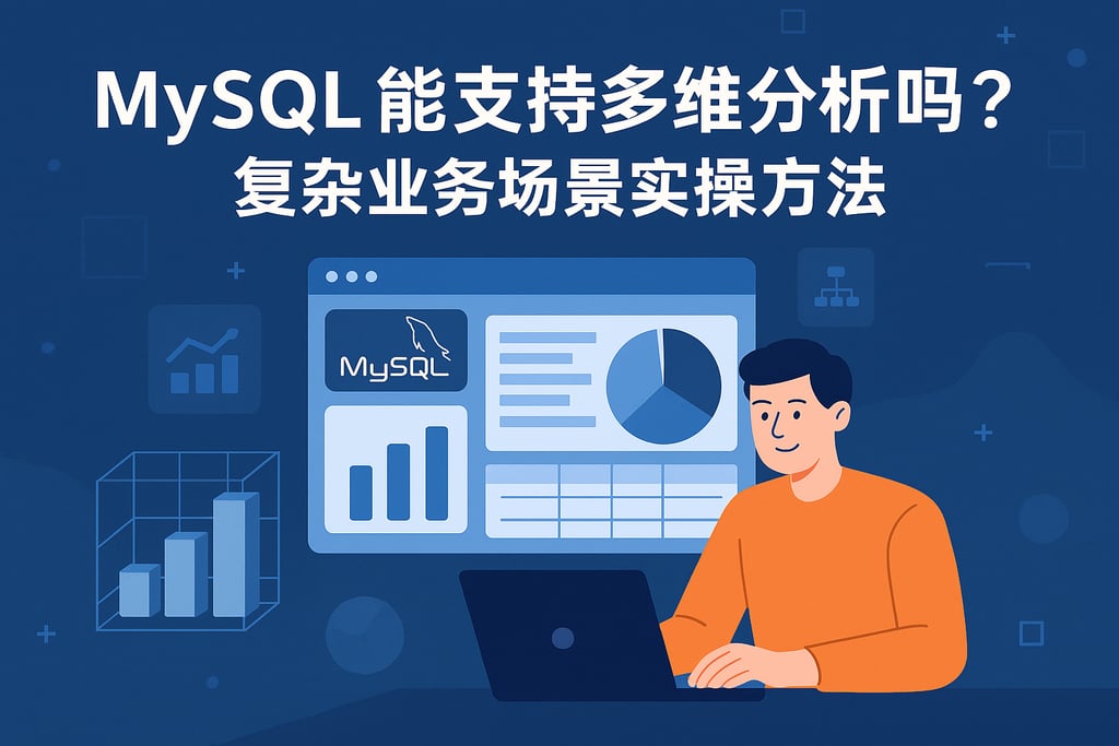 mysql分析能否支持多维分析？复杂业务场景实操方法