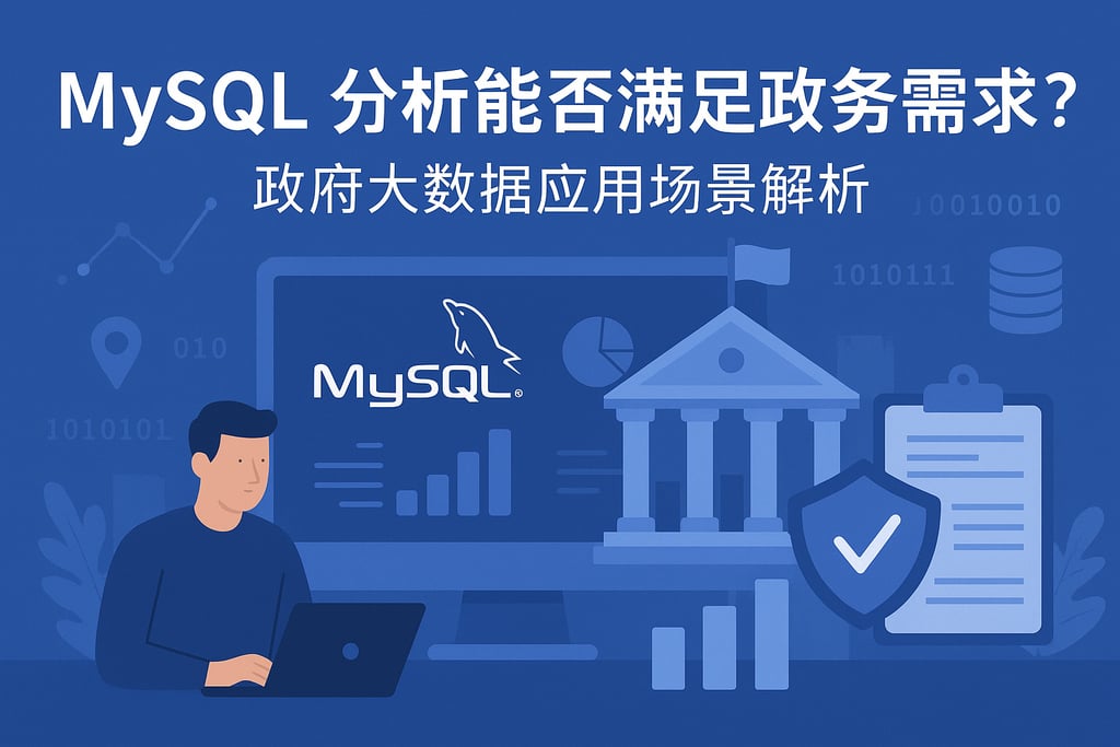 mysql分析能否满足政务需求？政府大数据应用场景解析
