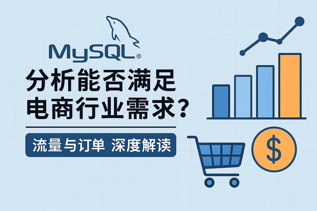 mysql分析能否满足电商行业需求？流量与订单深度解读