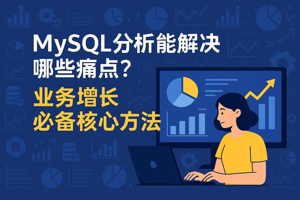 mysql分析能解决哪些痛点？业务增长必备核心方法