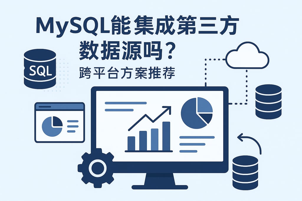 mysql分析能集成第三方数据源吗？跨平台方案推荐