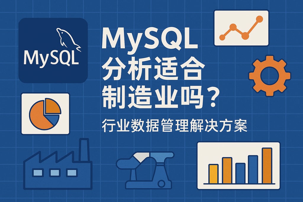 mysql分析适合制造业吗？行业数据管理解决方案