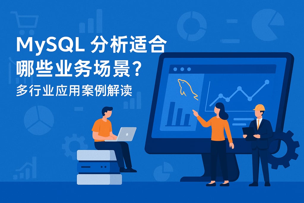 mysql分析适合哪些业务场景？多行业应用案例解读