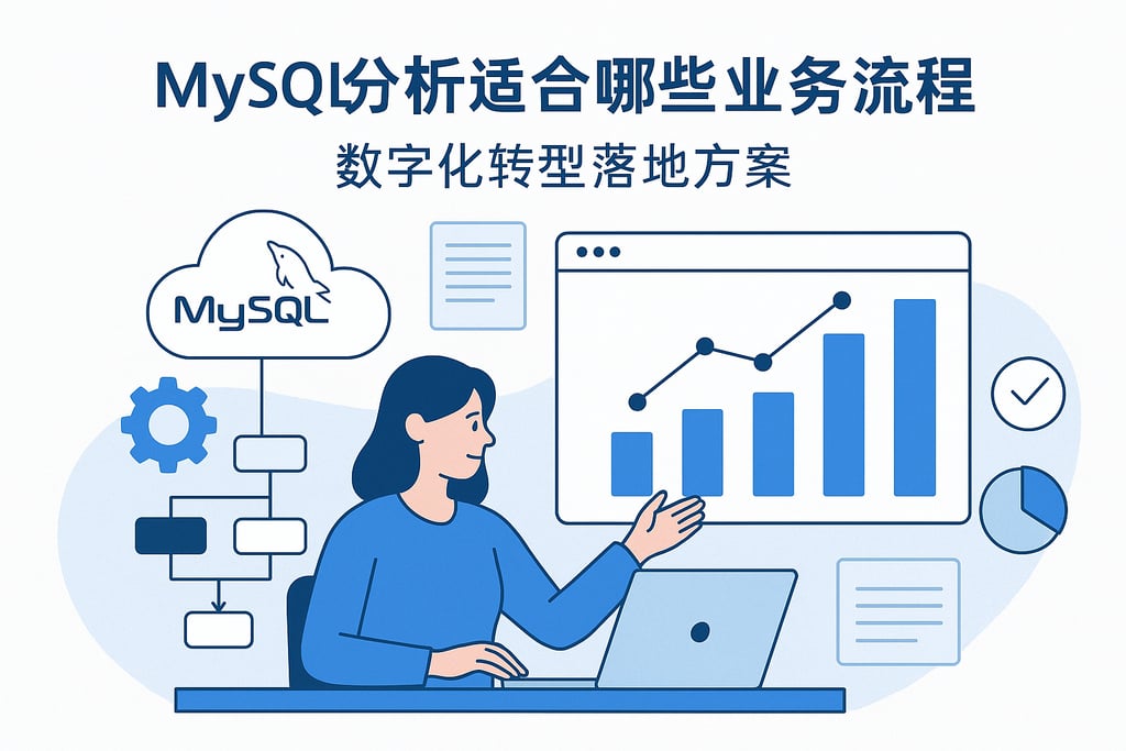 mysql分析适合哪些业务流程？数字化转型落地方案