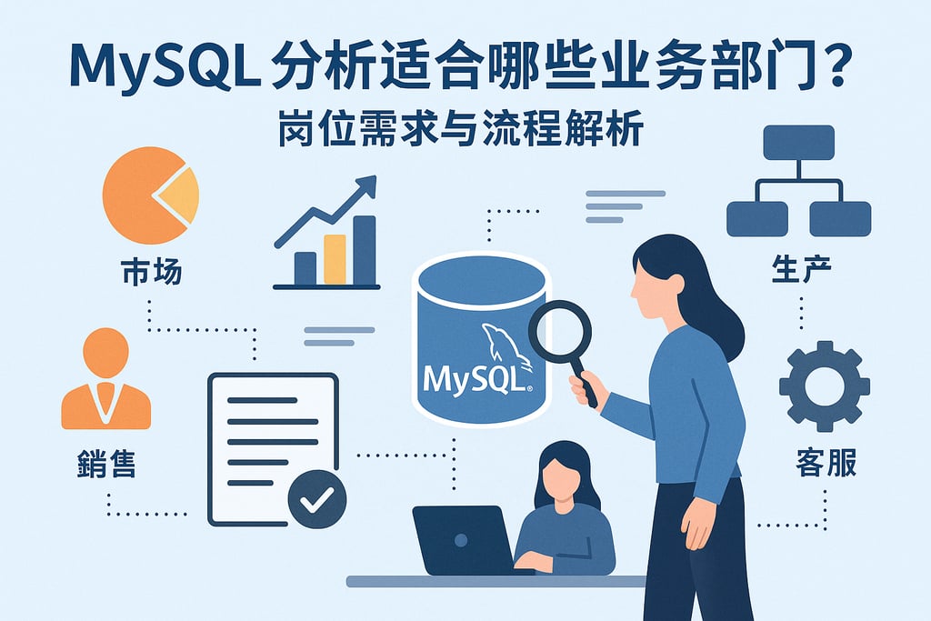 mysql分析适合哪些业务部门？岗位需求与流程解析