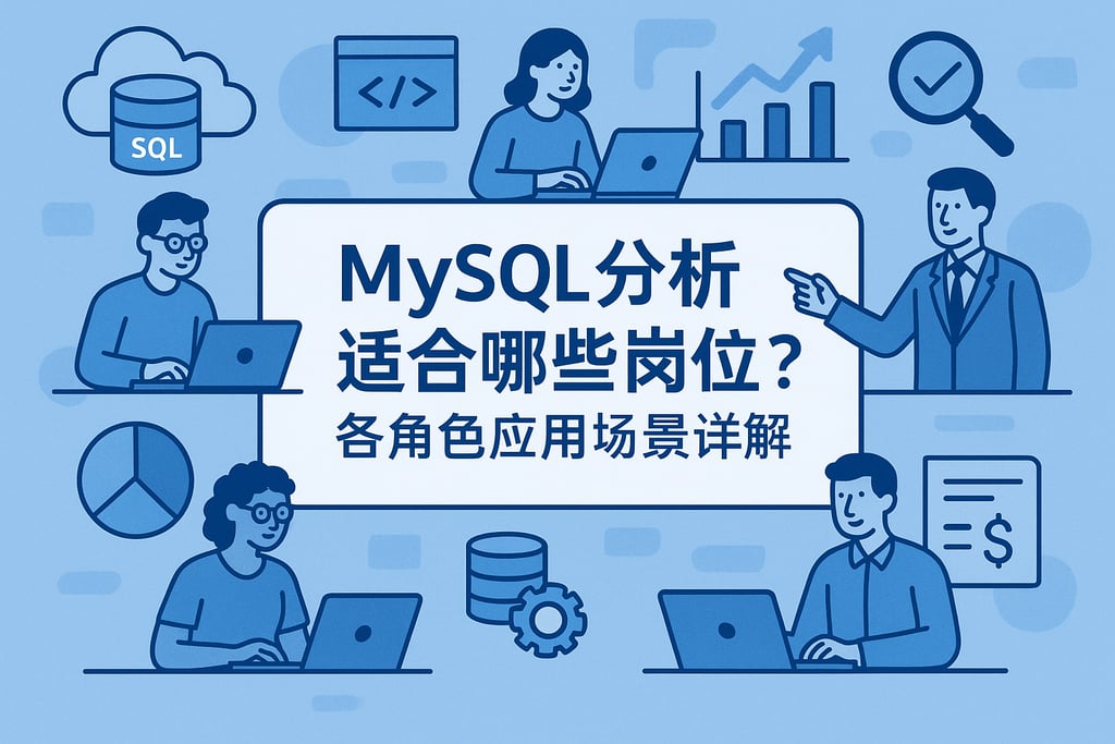 mysql分析适合哪些岗位？各角色应用场景详解