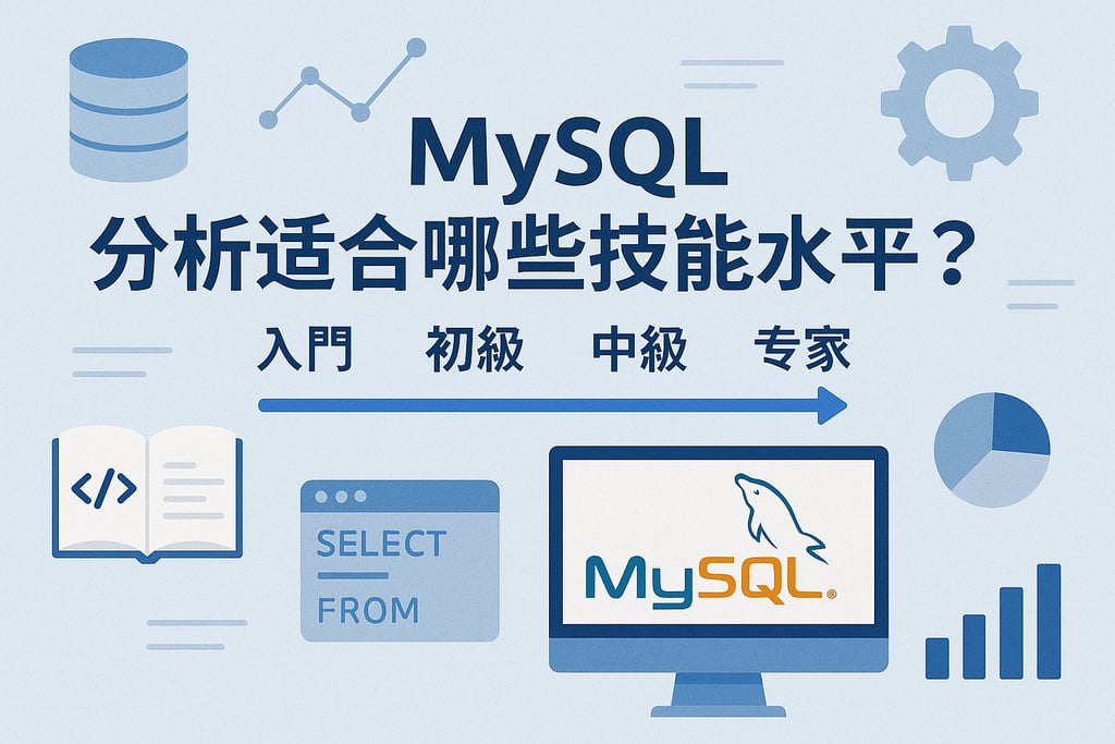 mysql分析适合哪些技能水平？从入门到专家全流程