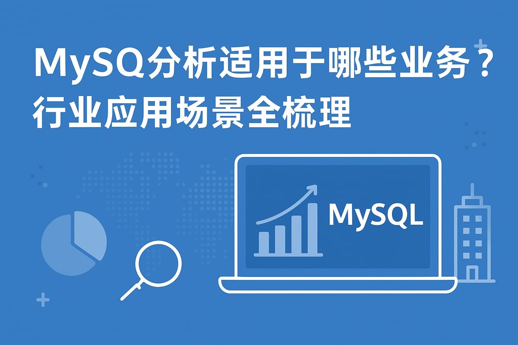 mysql分析适用于哪些业务？行业应用场景全梳理