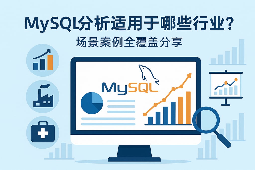 mysql分析适用于哪些行业？场景案例全覆盖分享