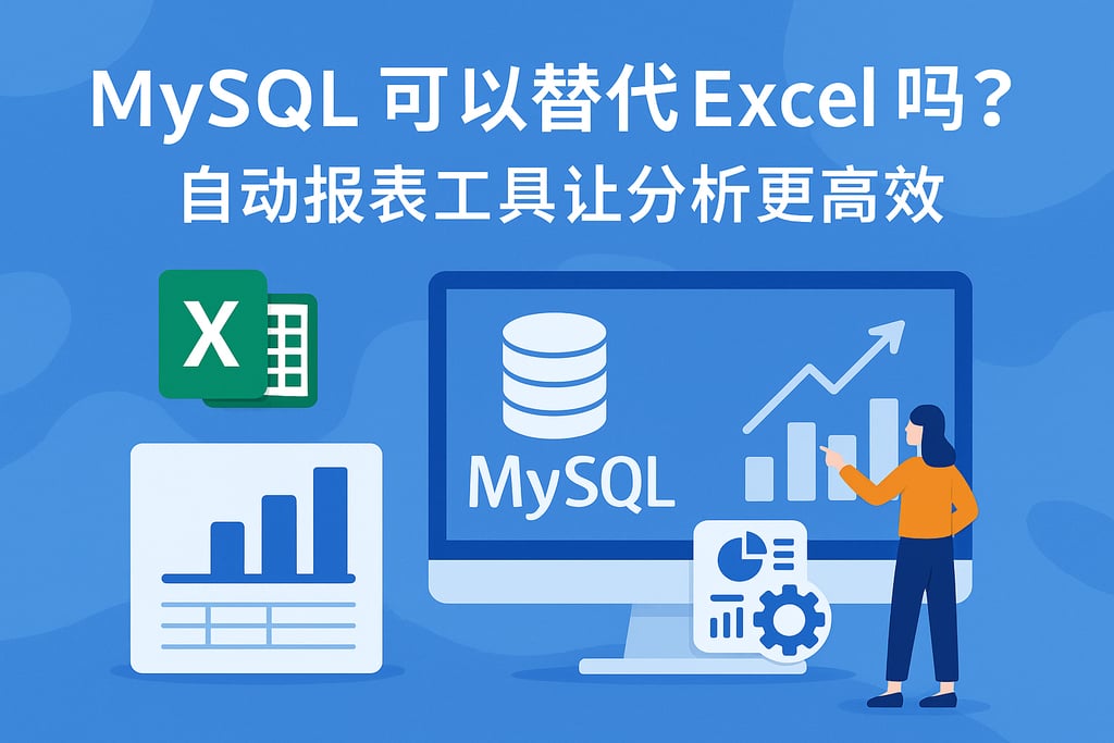 mysql可以替代Excel吗？自动报表工具让分析更高效