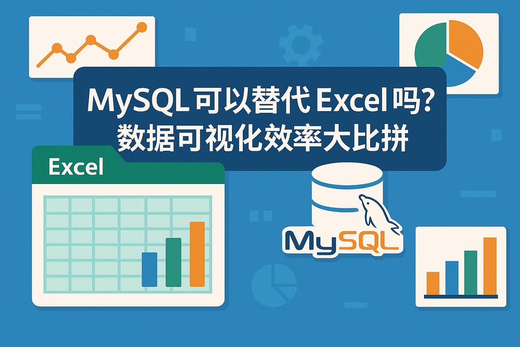 mysql可以替代excel吗？数据可视化效率大比拼