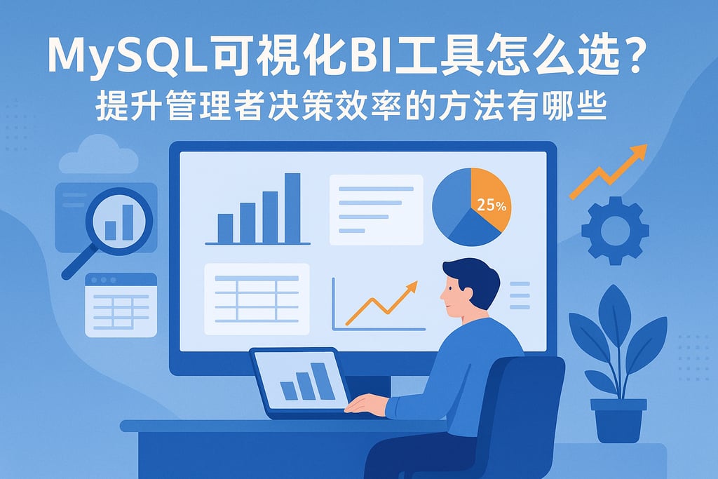 mysql可视化BI工具怎么选？提升管理者决策效率的方法有哪些？