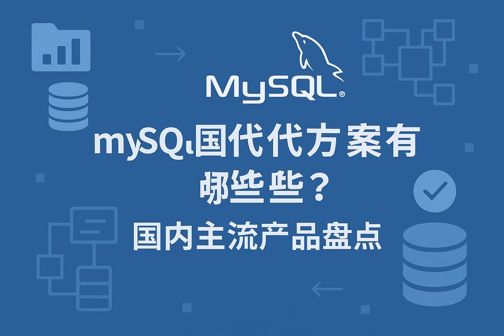 mysql国产化替代方案有哪些？国内主流产品盘点