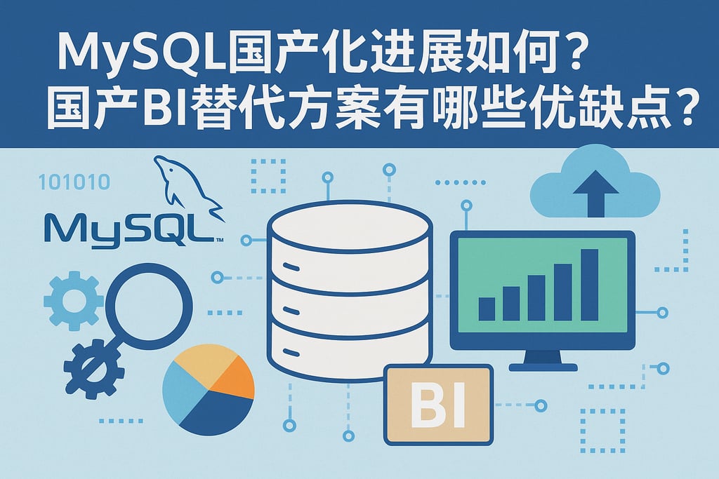 mysql国产化进展如何？国产BI替代方案有哪些优缺点？