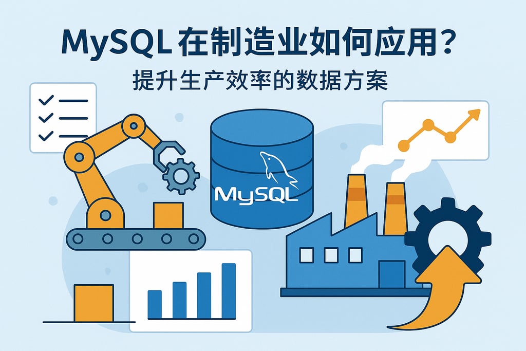 mysql在制造业如何应用？提升生产效率的数据方案