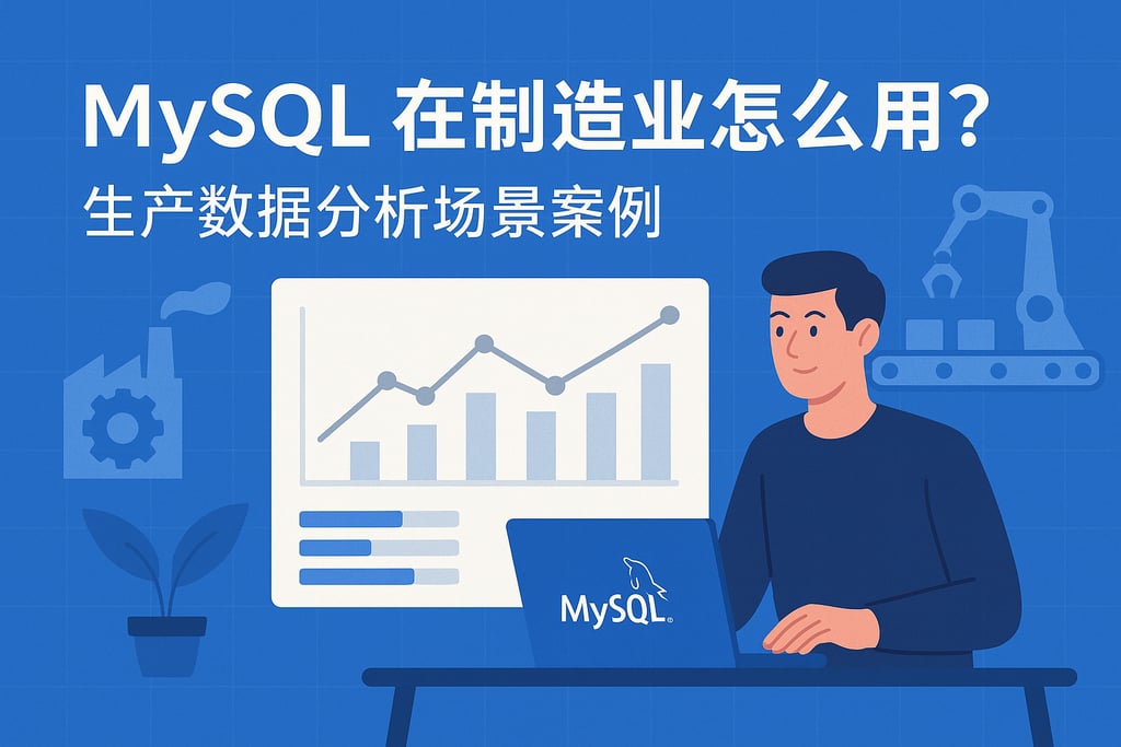 mysql在制造业怎么用？生产数据分析场景案例
